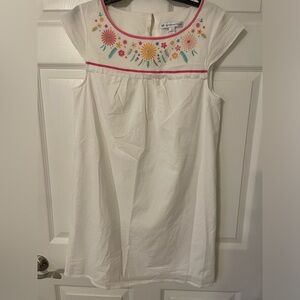 Southern Tide white seersucker dress